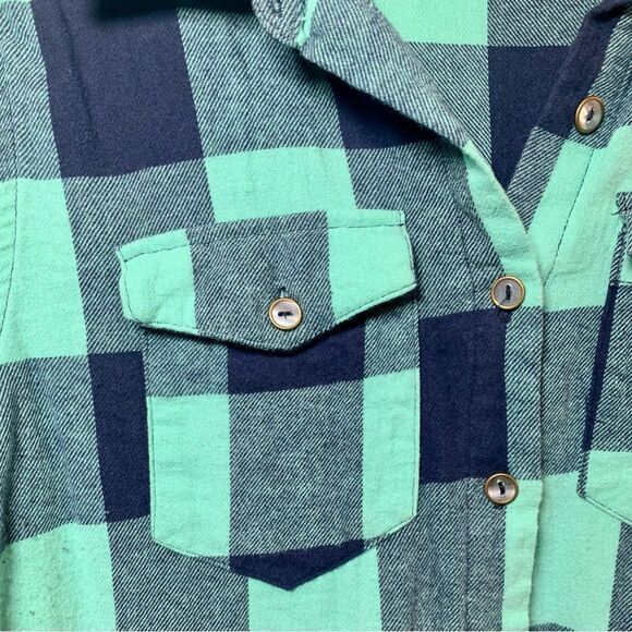 Rue21 Plaid Flannel Shirt Size Large - Picture 4 of 6